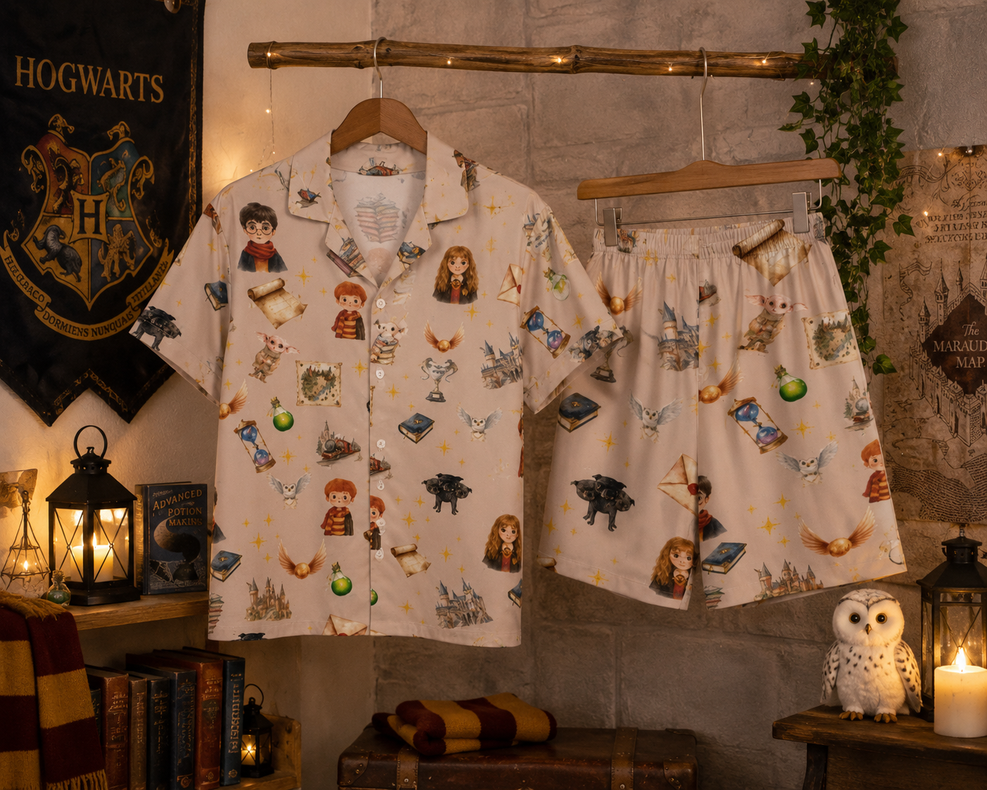 Wizard Magic Kids PJ Set