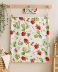 Strawberry Fields Baby Wrap + Headband