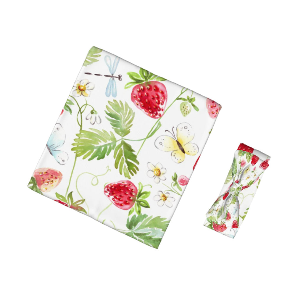 Strawberry Fields Baby Wrap + Headband