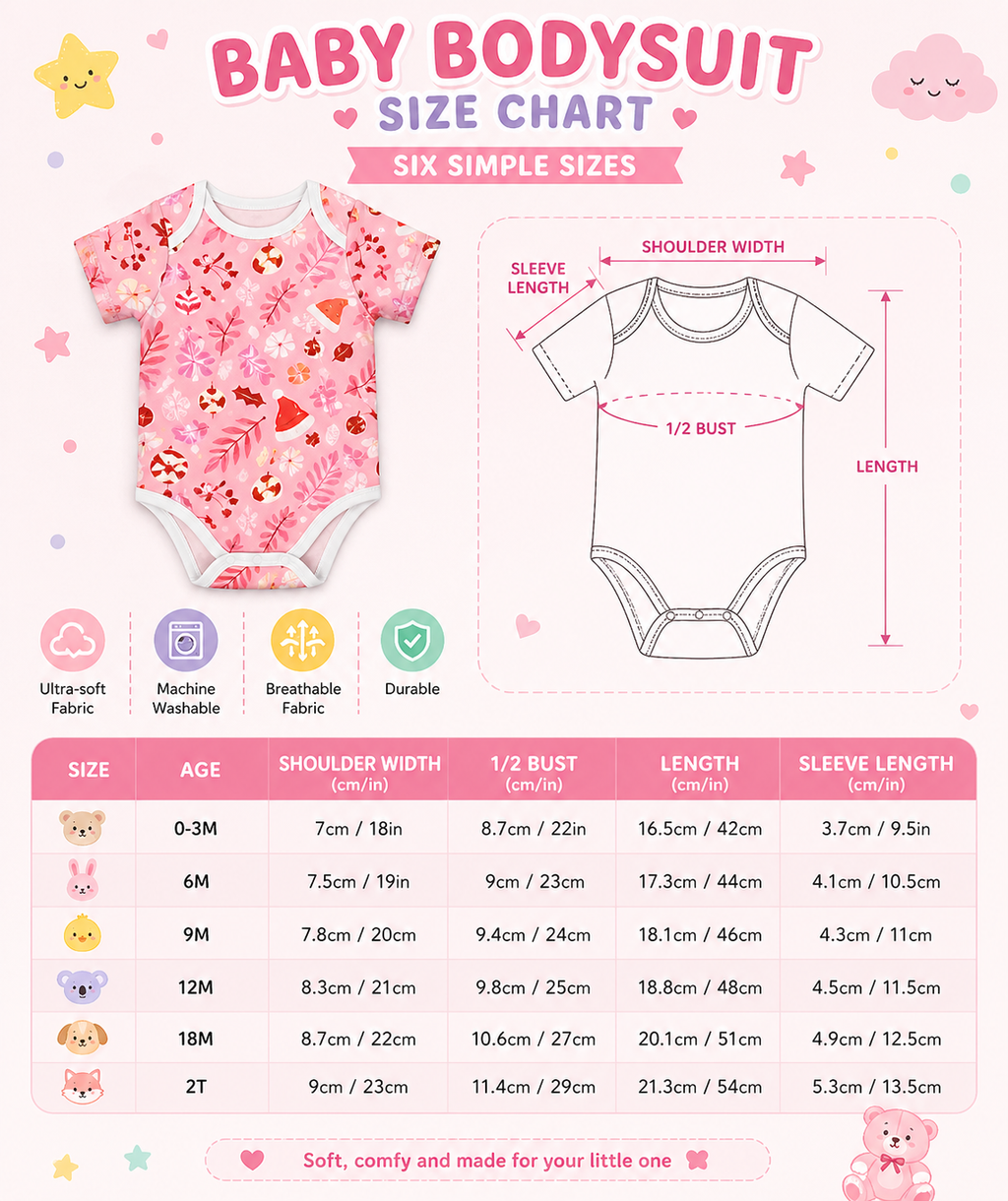 Christmas Pajamas Pink Baby