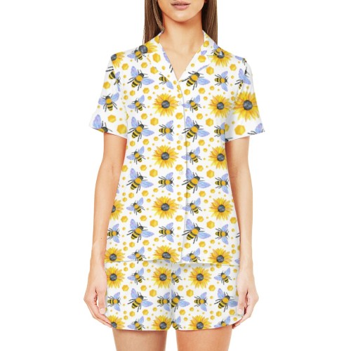 Bee & Sunflower Ladies PJ Set