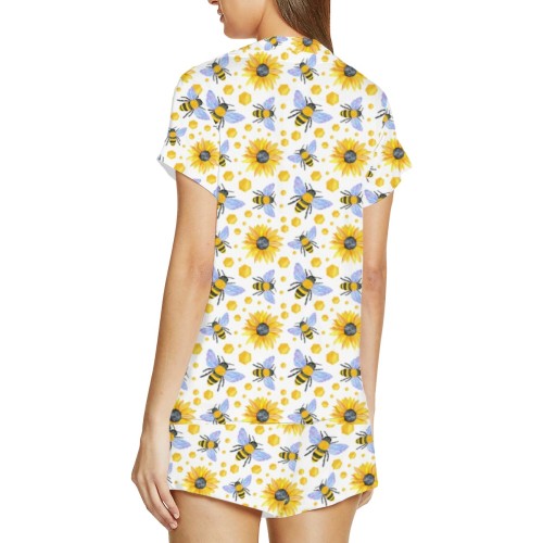 Bee & Sunflower Ladies PJ Set