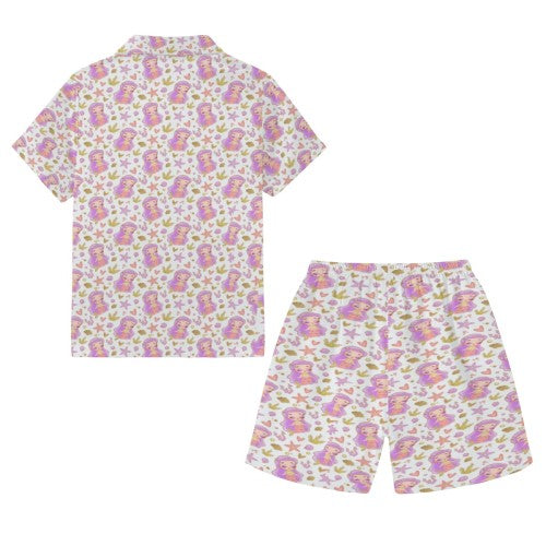 Girls Mermaid PJ Set
