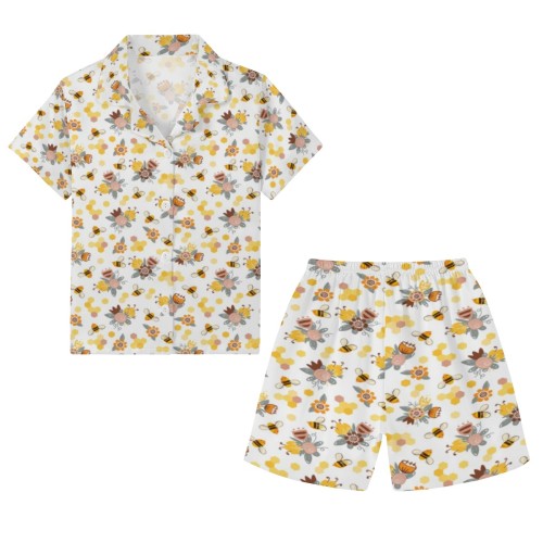 Kids Bee & Sunflower Short PJ Set