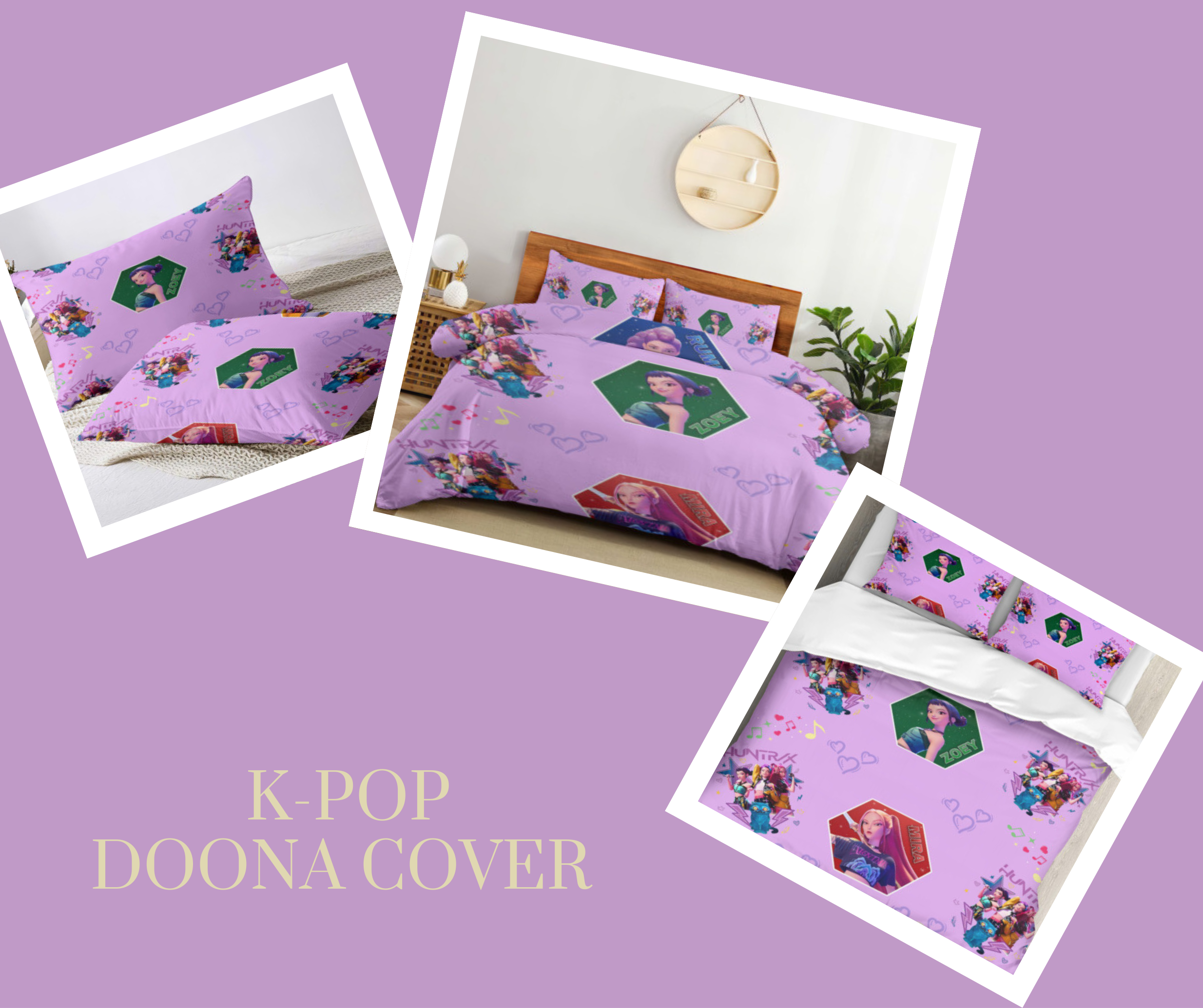 K-POP Demon Hunters Doona cover