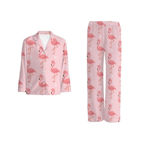 Flamingo Long Ladies PJ Set