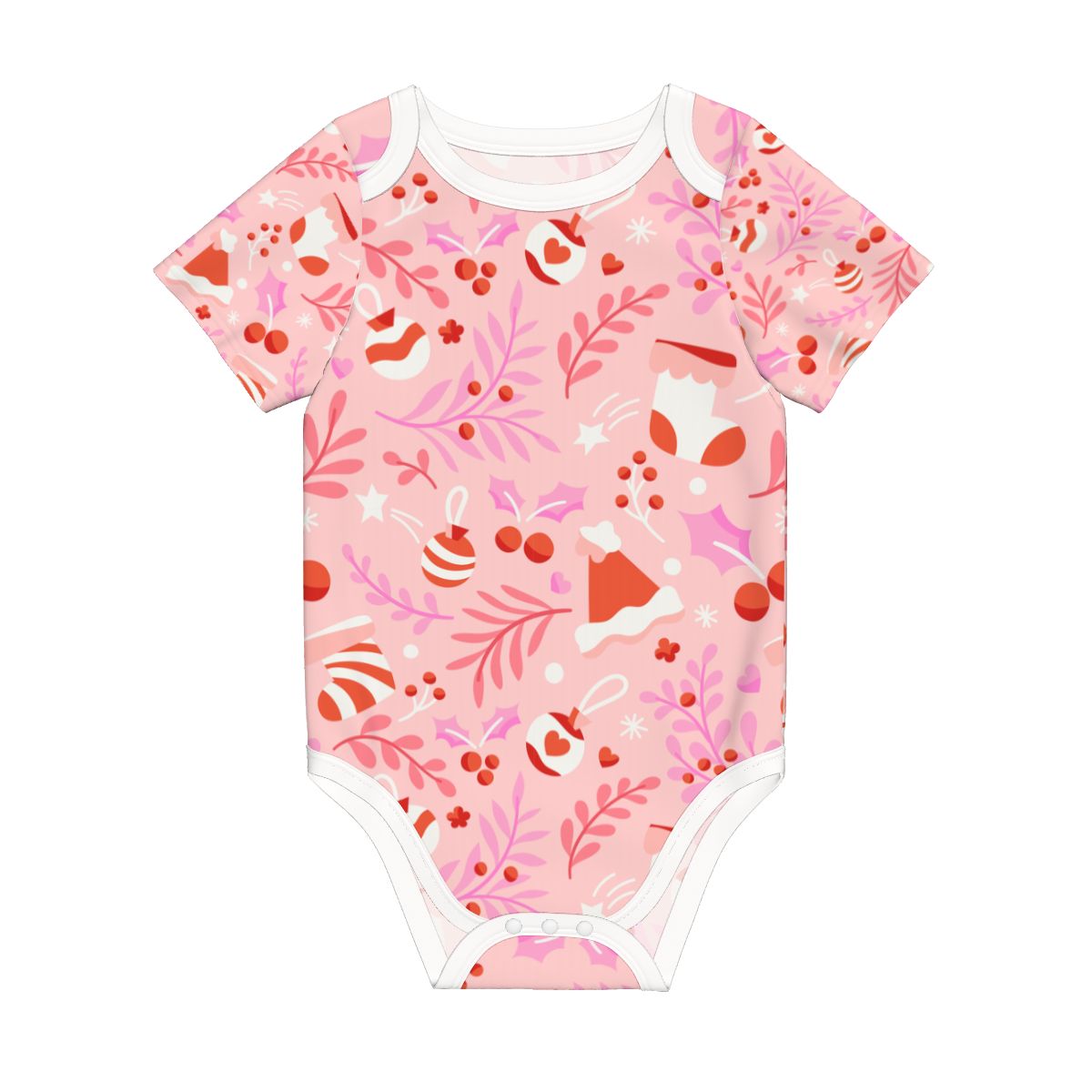 Christmas Pajamas Pink Baby