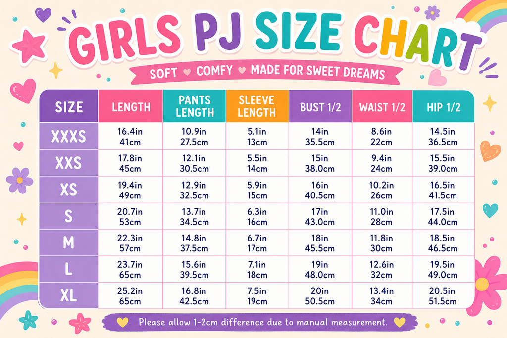Girls Mermaid PJ Set