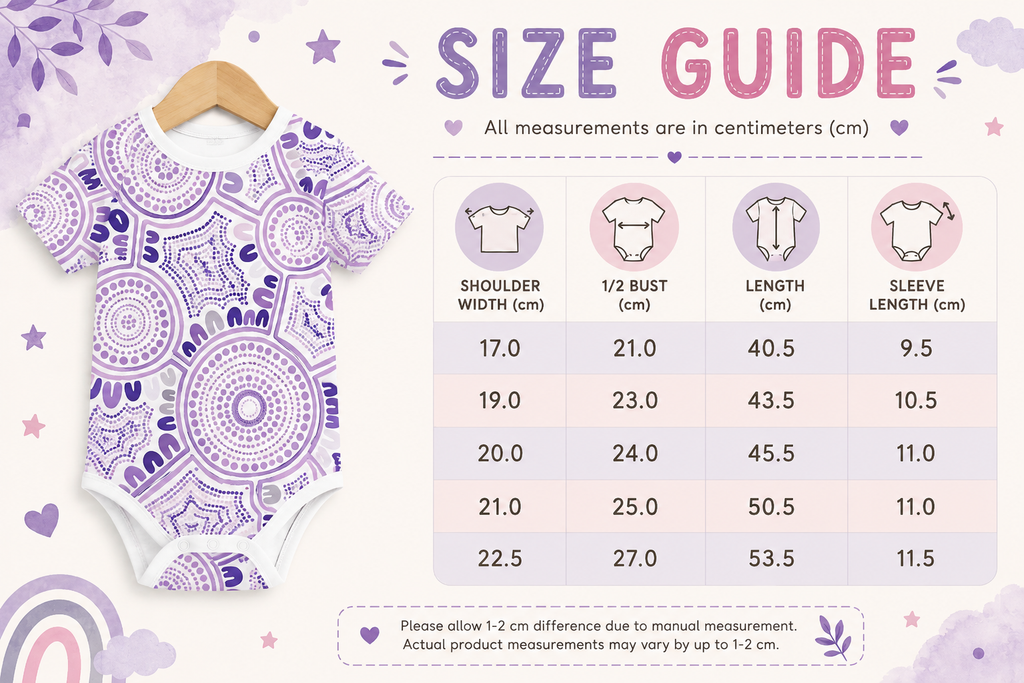 Purple dot baby bodysuits