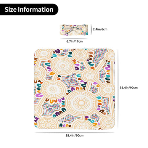 Baby Headband or Beanie & Swaddle sets