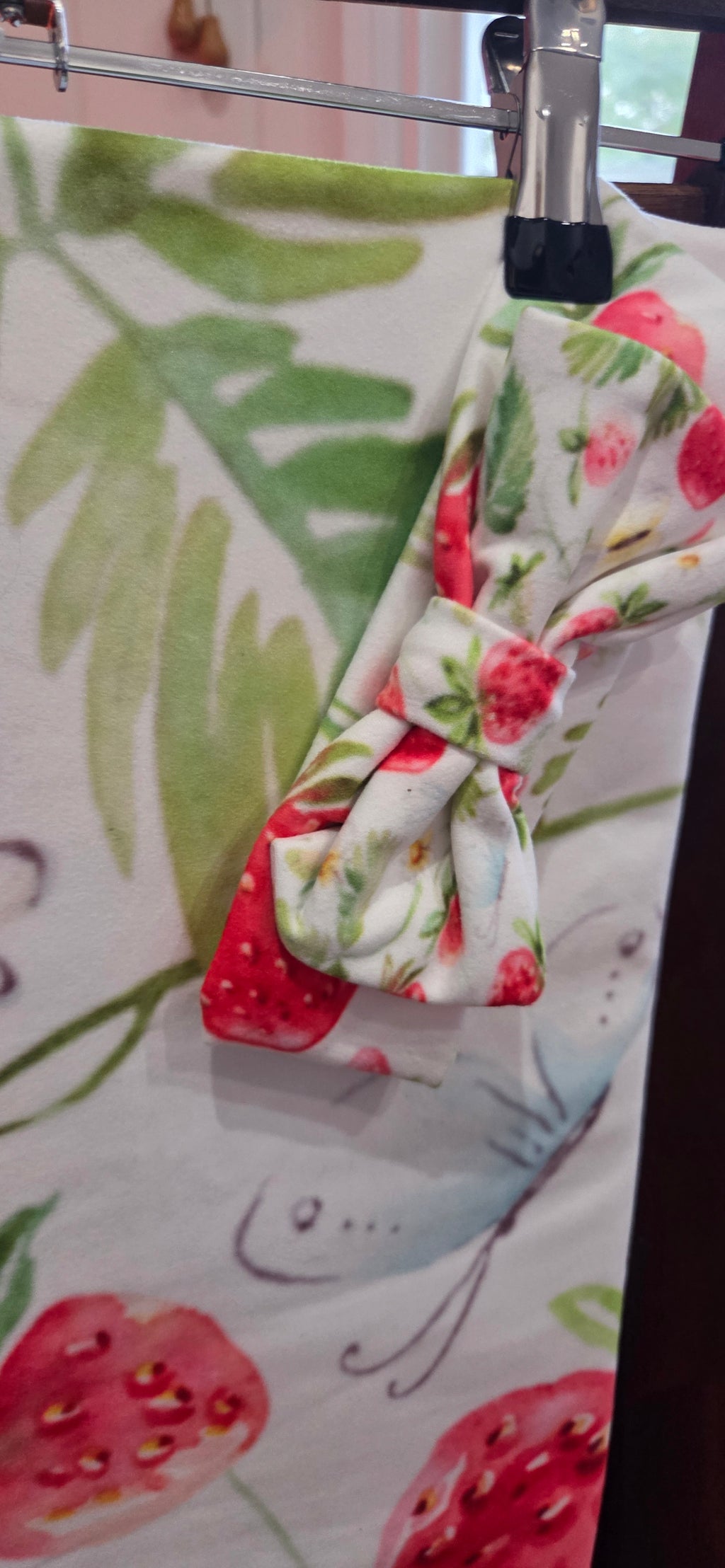 Strawberry Fields Baby Wrap + Headband